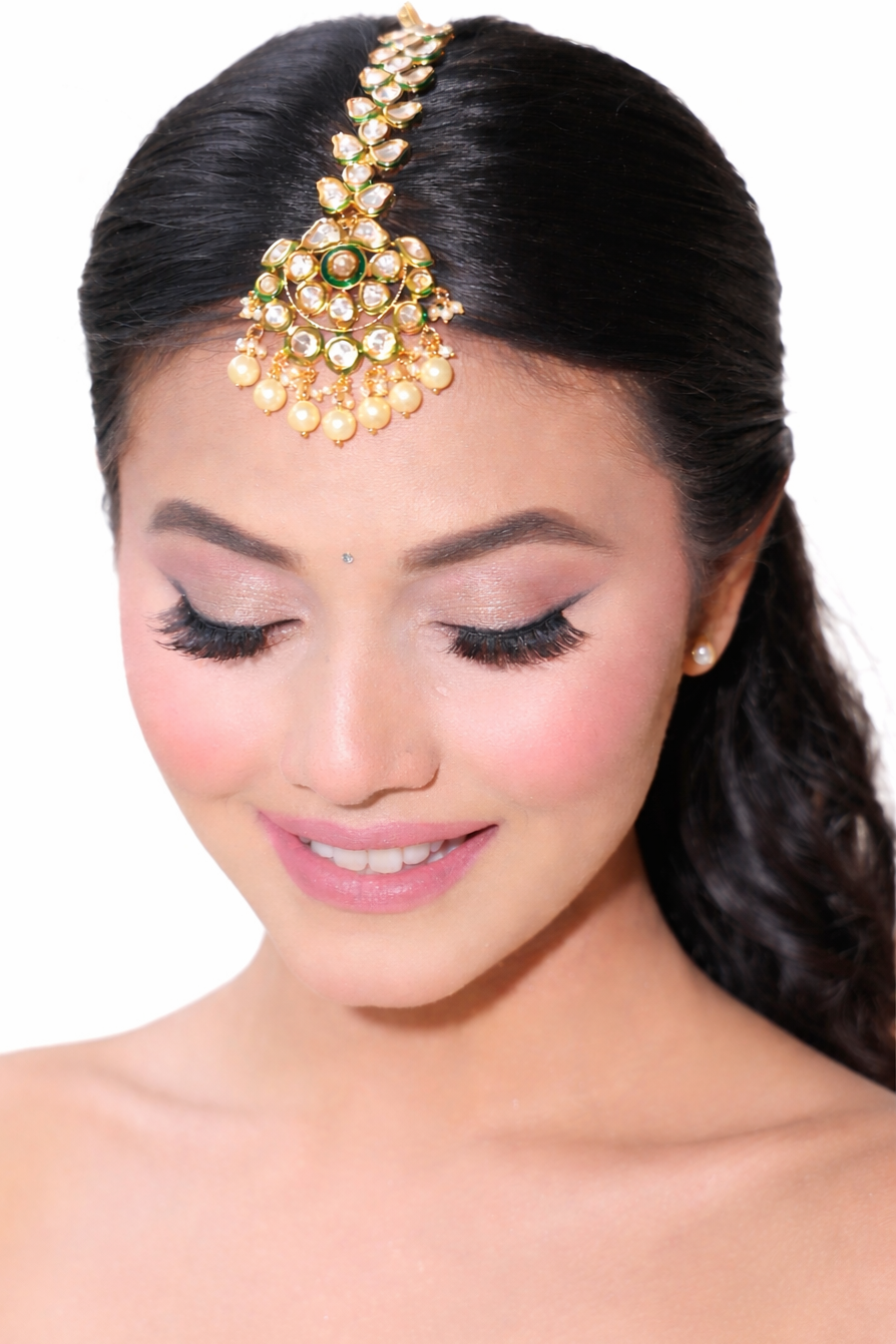 Fariya Polki Maangtikka