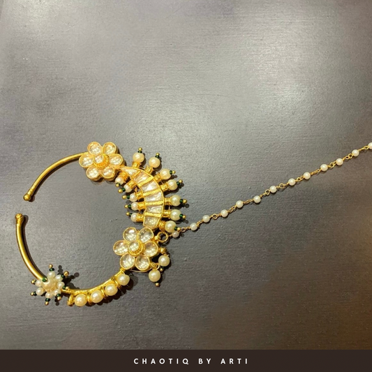 Maira Handcrafted Pearl Nath