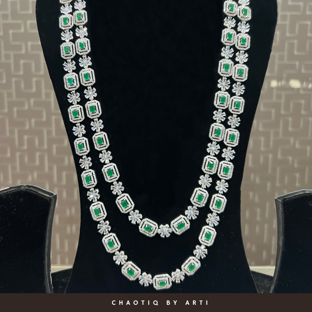 Diamond long necklace deals