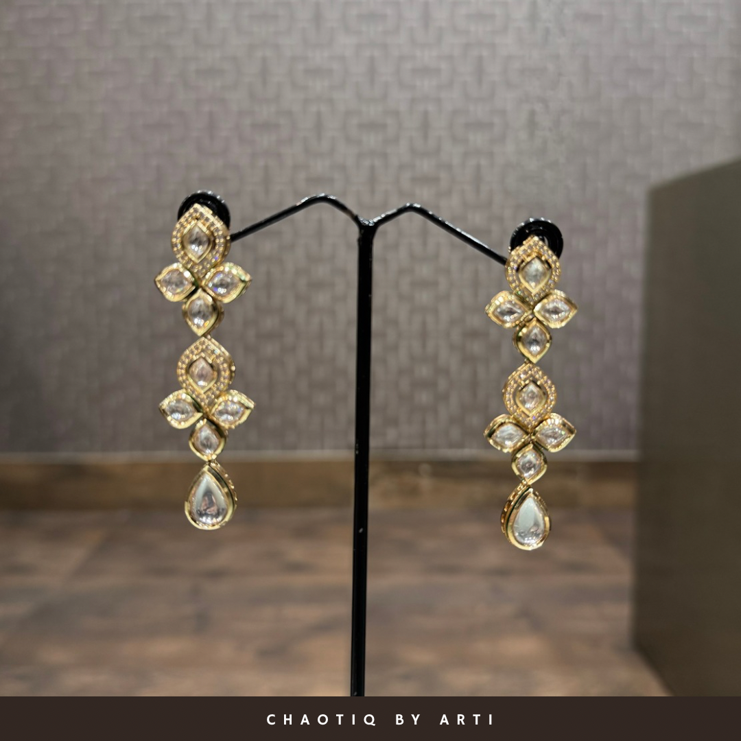 Adah gold plated layered necklace set