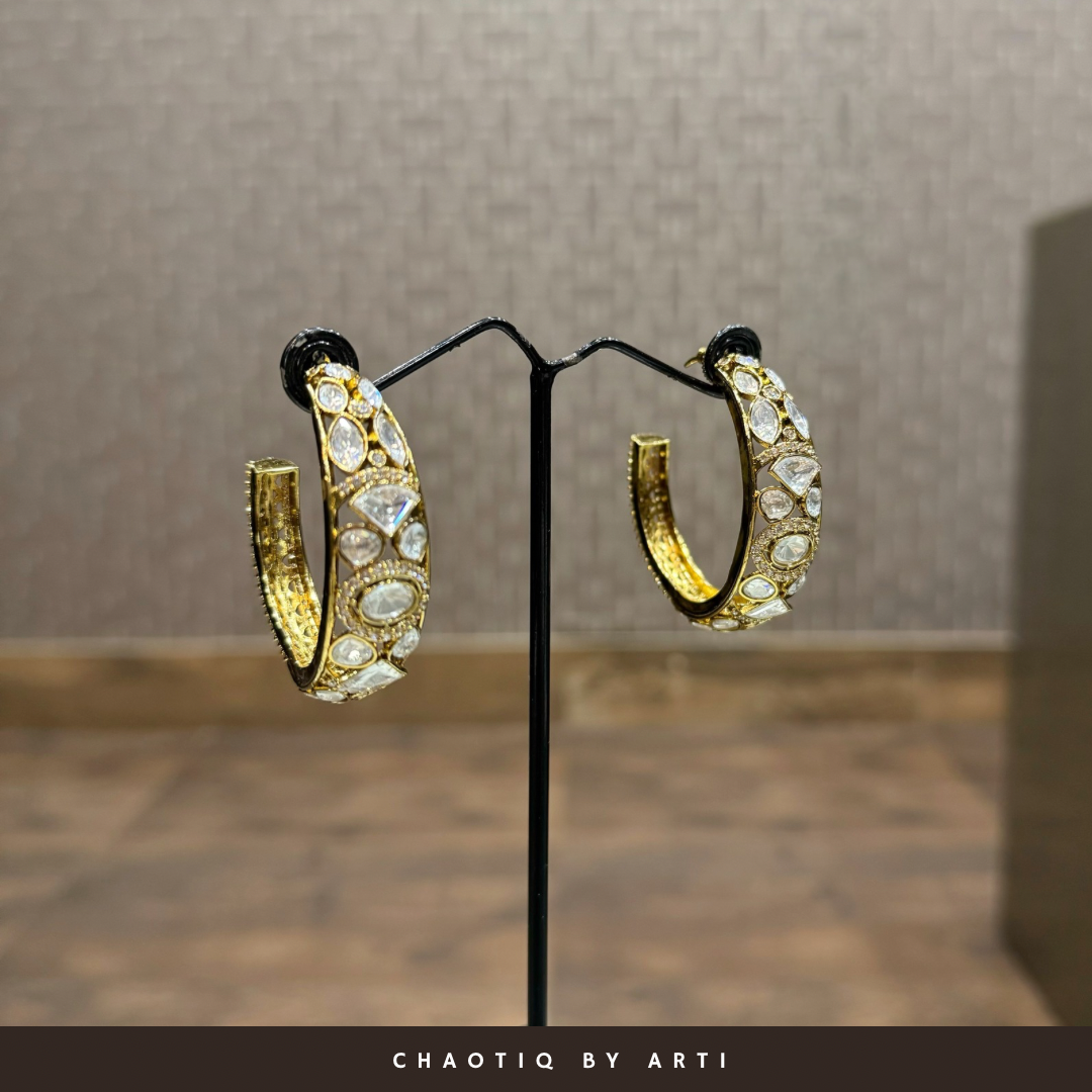Chandni Hoops Earrings
