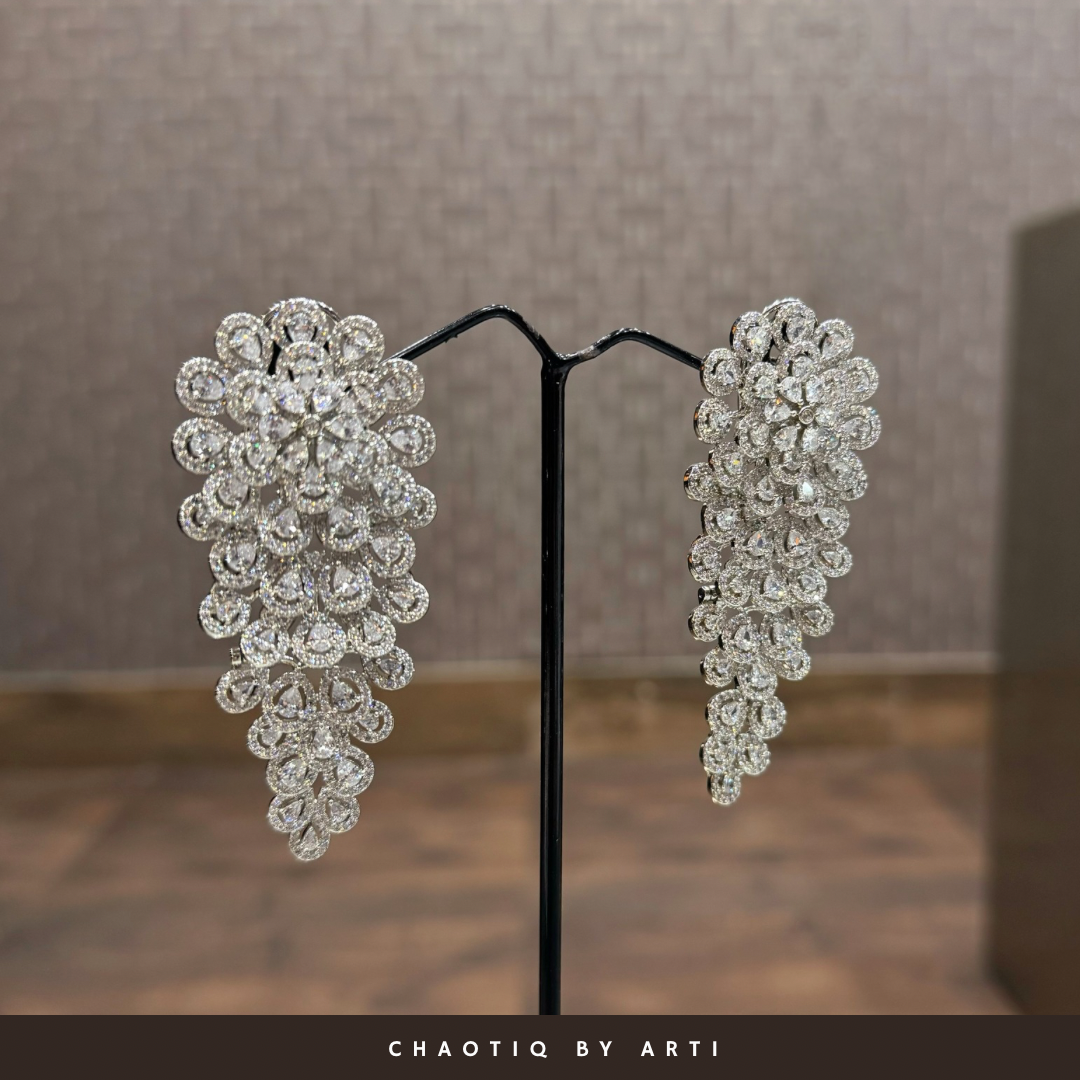 Baagh diamond earrings