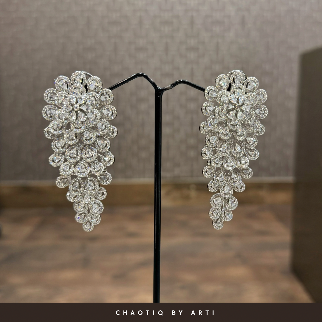 Baagh diamond earrings