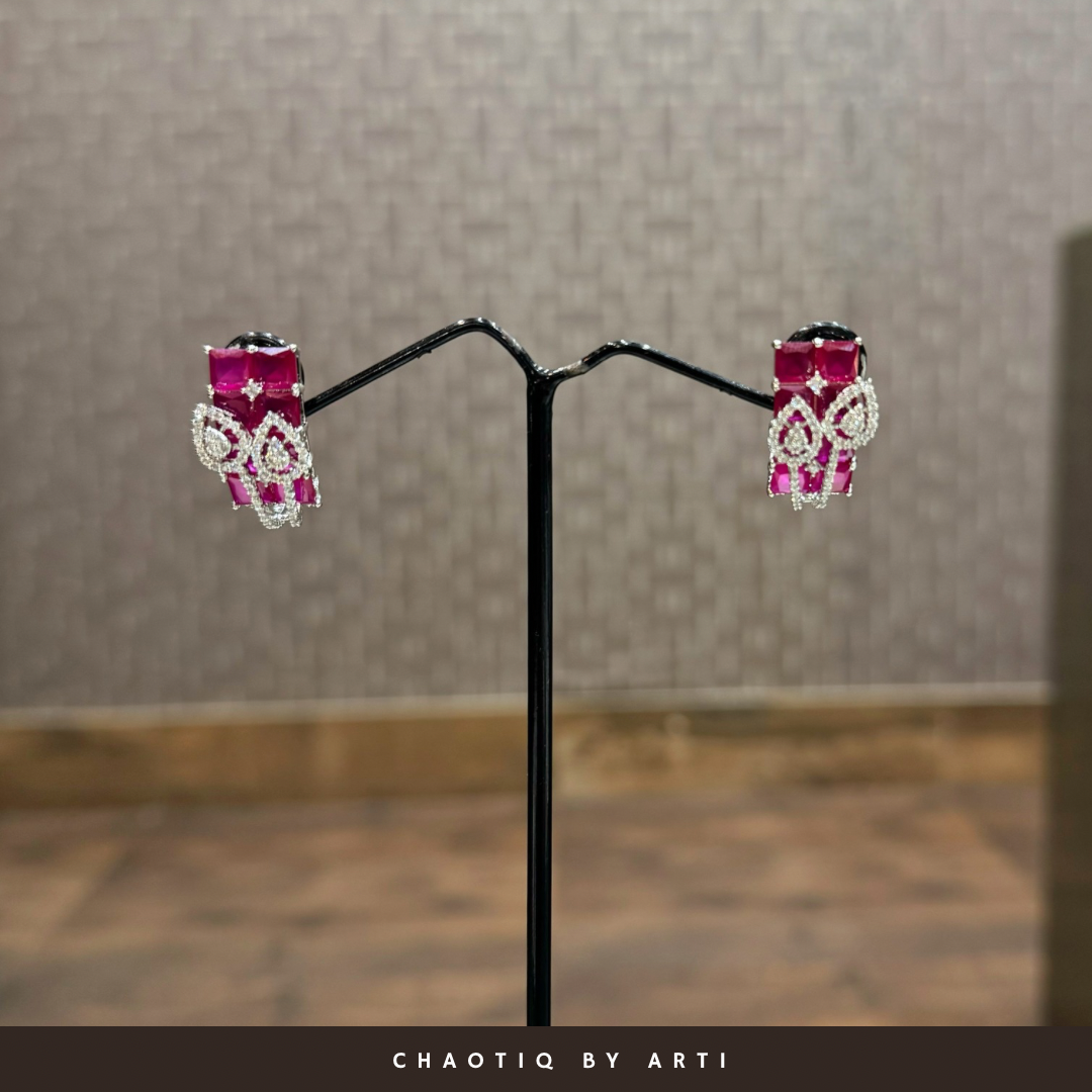 Ira Ruby Stud Earrings