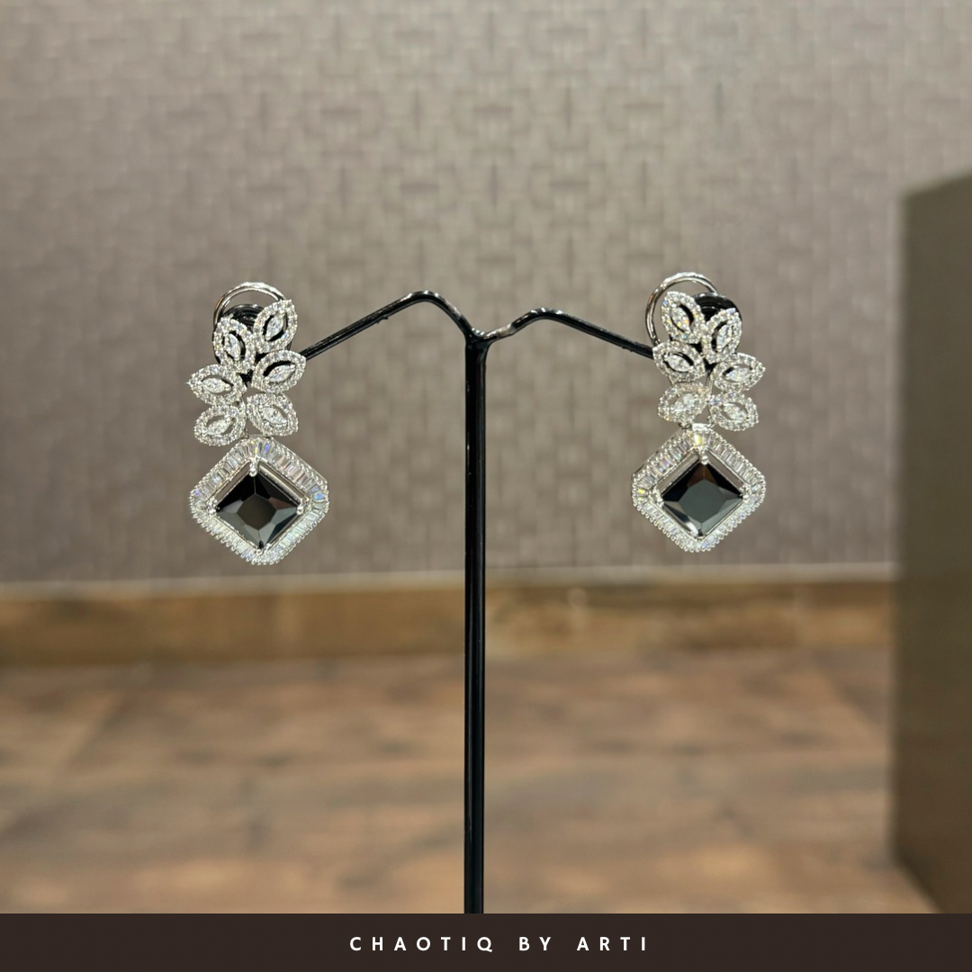 Auric black stones and diamonds