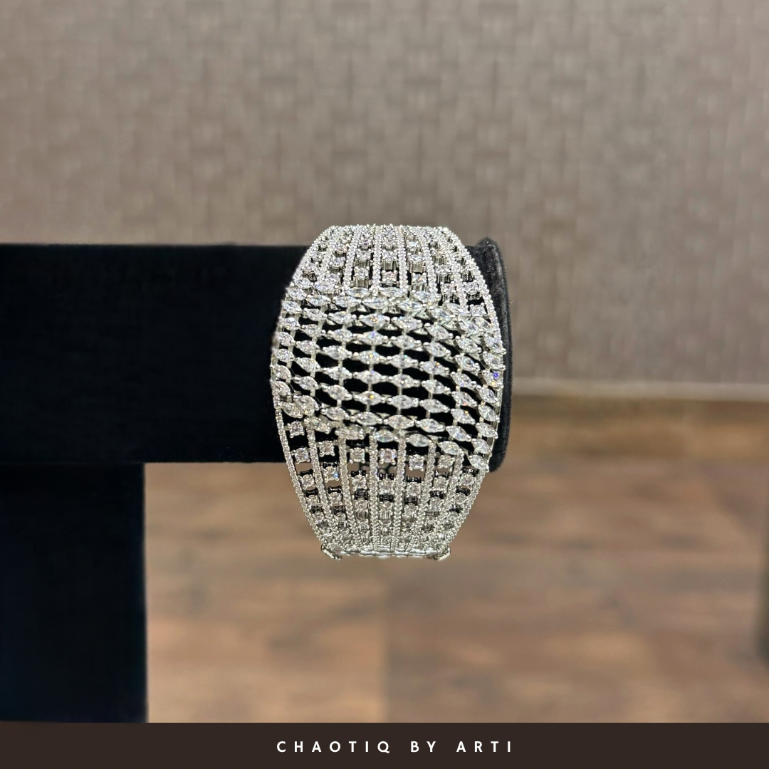 Maira diamond studded bracelet