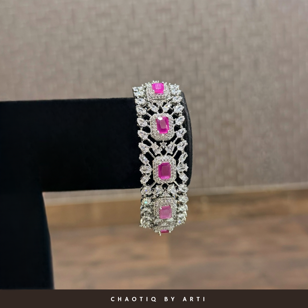 Noor diamond and rubies bracelet