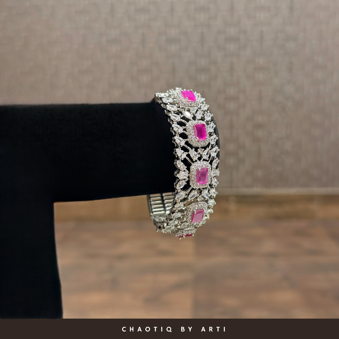 Noor diamond and rubies bracelet
