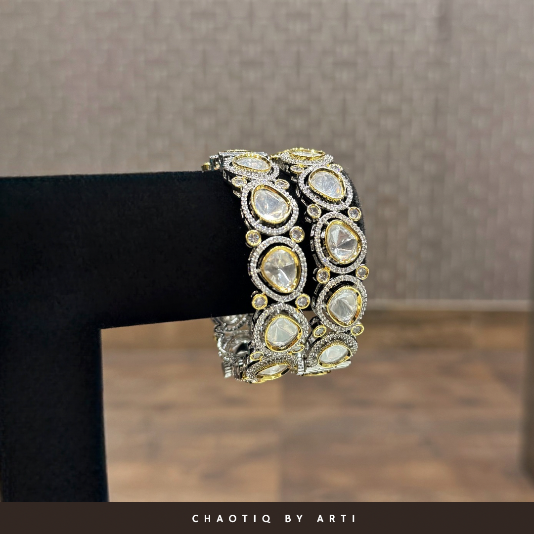 Anaah diamond and polki Bangles