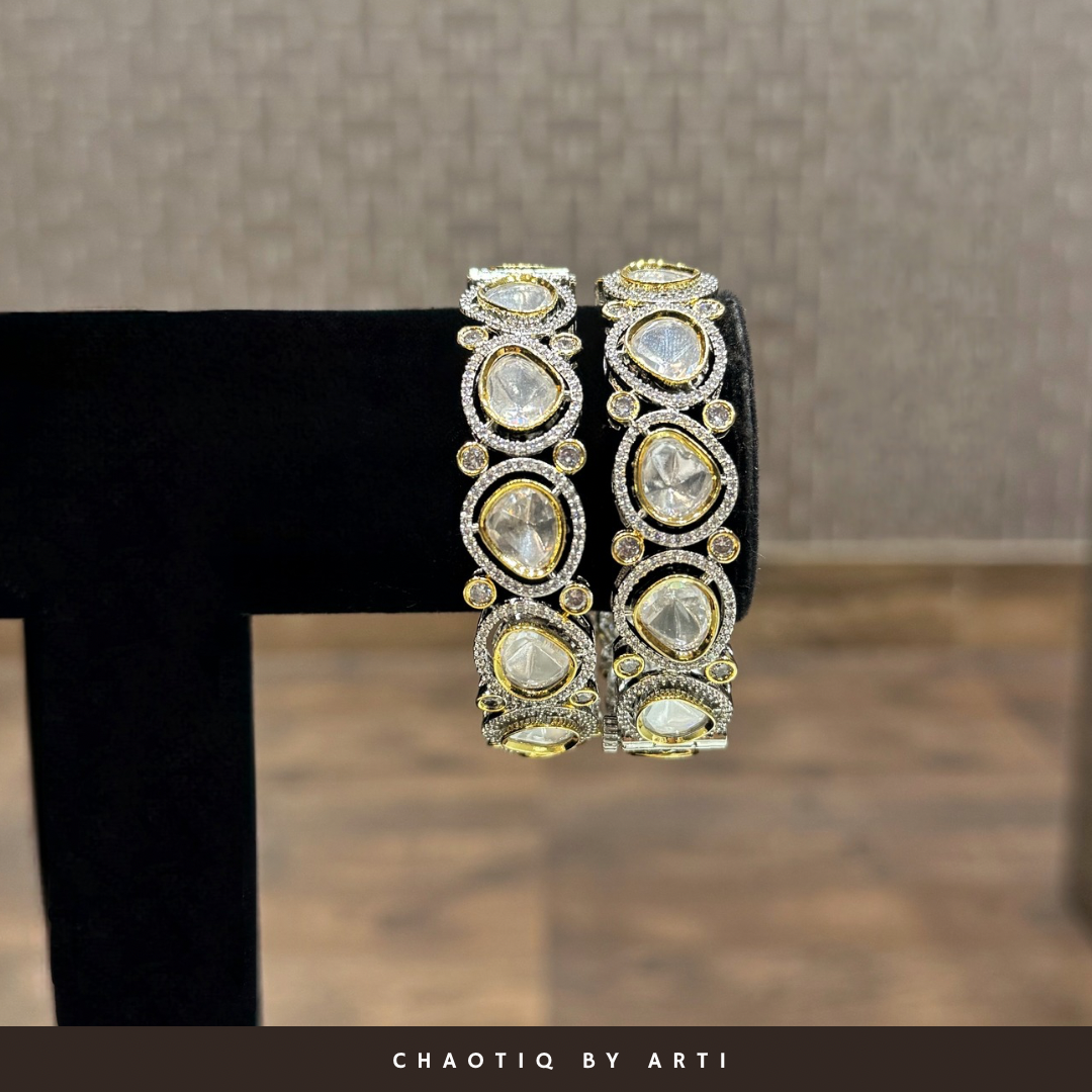 Anaah diamond and polki Bangles