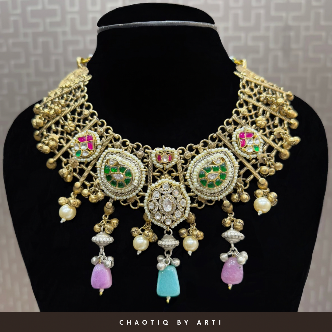 Aaliyah gold plated layered necklace
