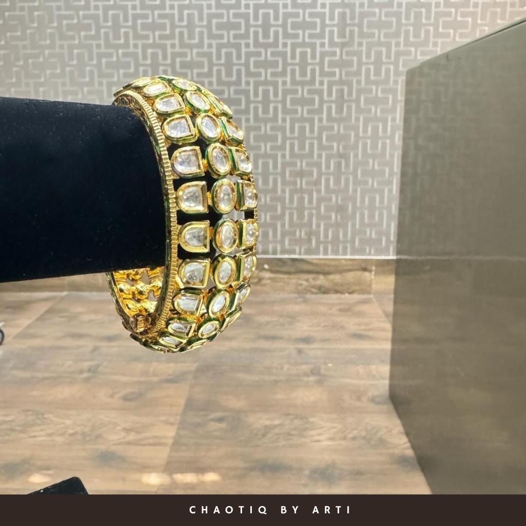Zeenat Polki Kada bangle