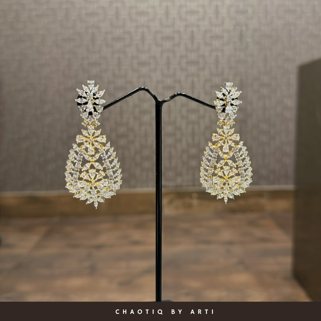 Auric diamonte earrings
