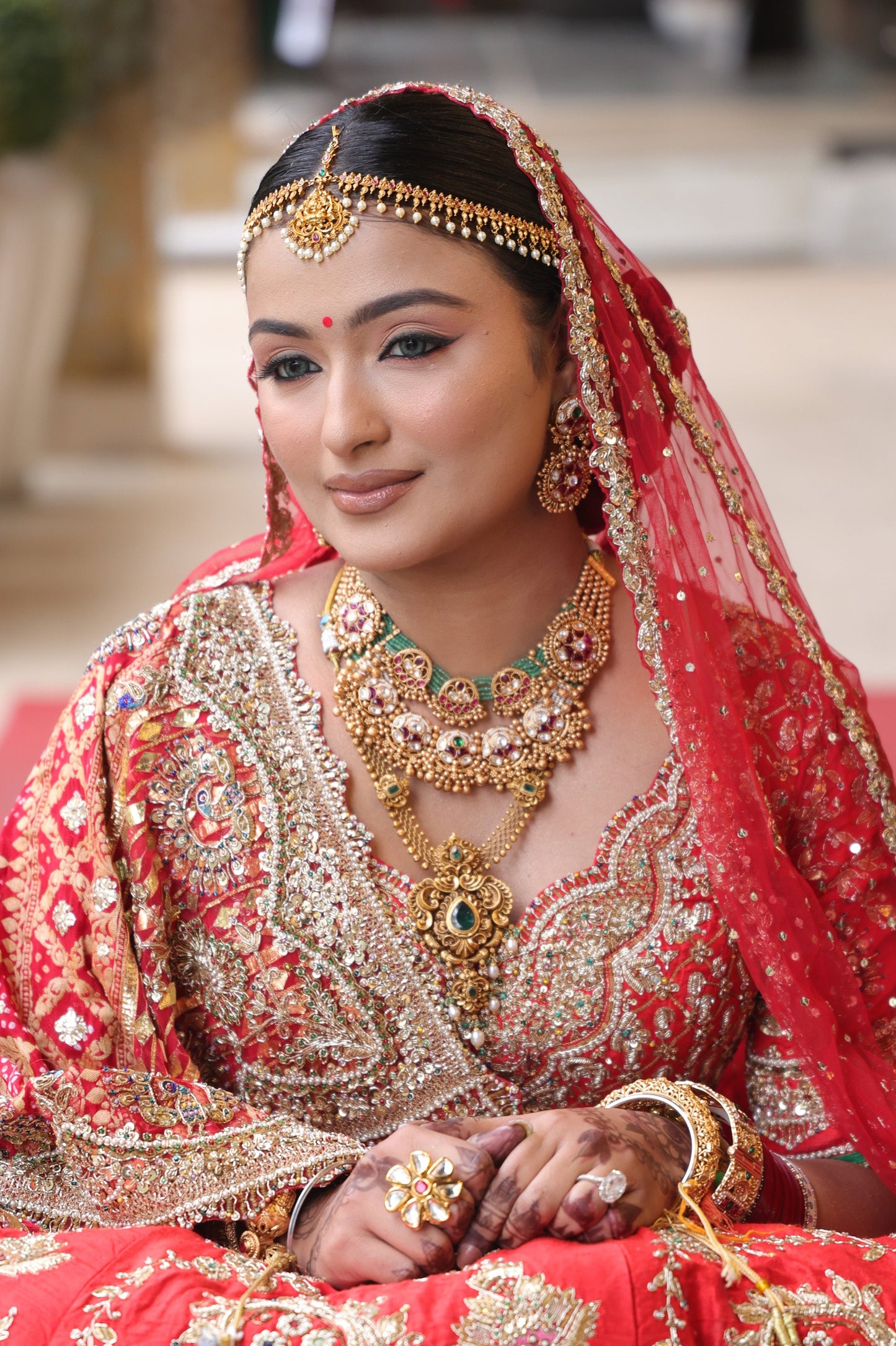 Adah Gold Plated Necklace Set