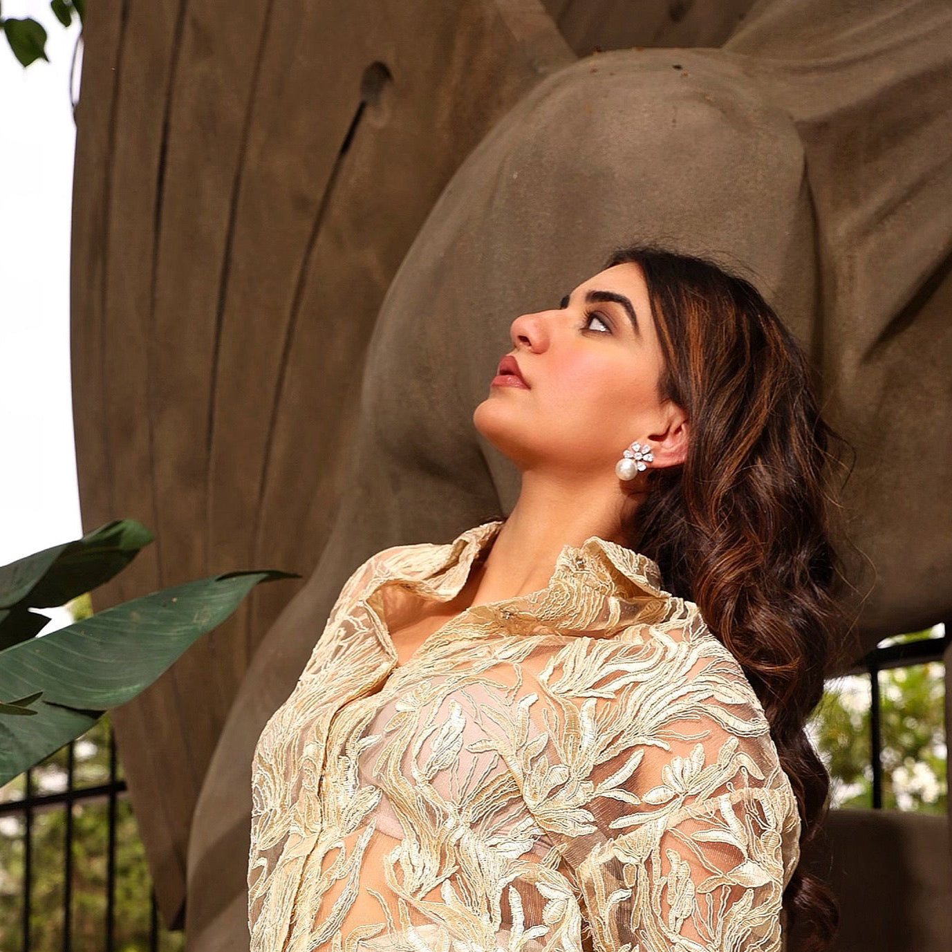 Suhana pearl drop earrings
