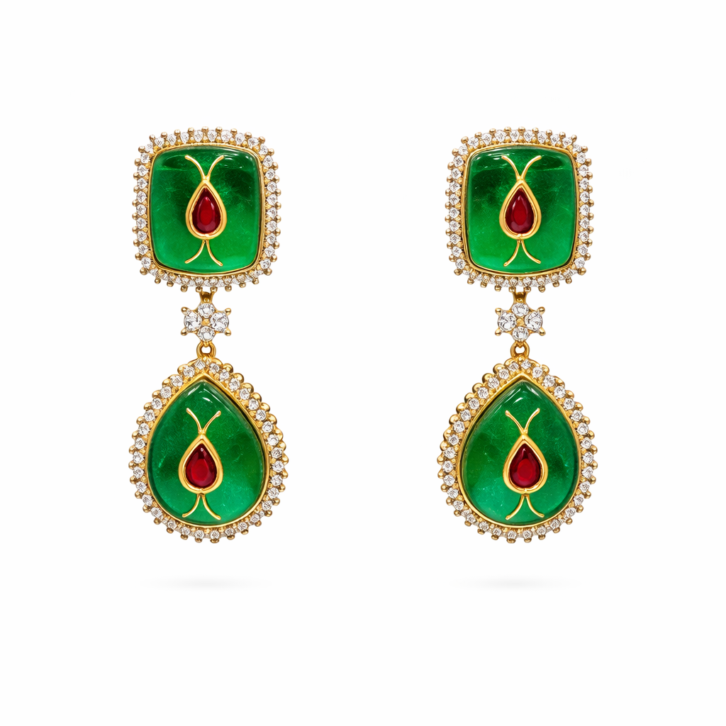 Lolita Coloured Stone Earrings