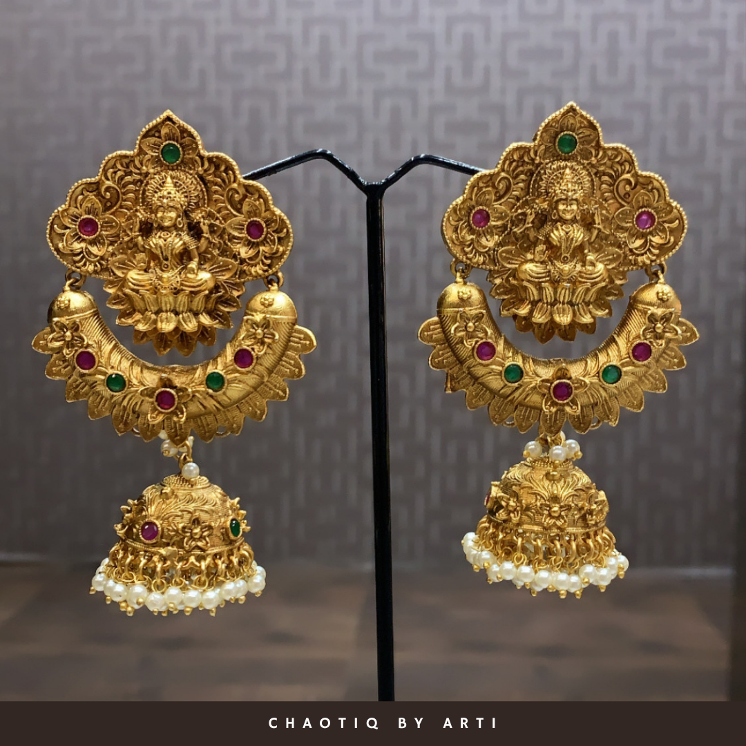 Temple jhumka design deals