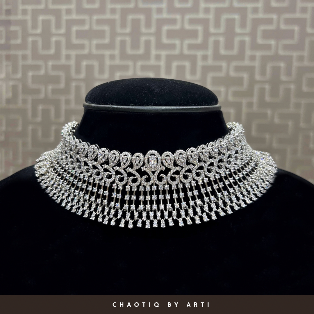 Annamika diamond studded choker set