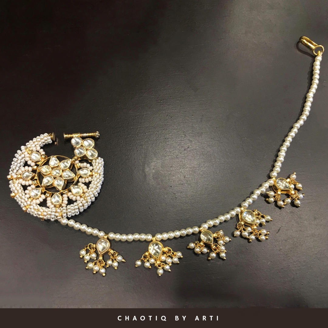 Adah Handcrafted Pearl Nath
