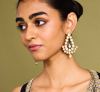 Firoza Polki Earrings