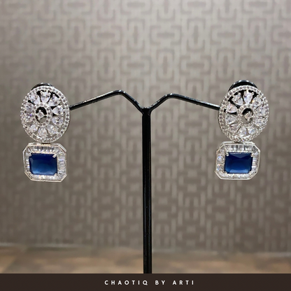 Sia Sapphire Diamond Earrings