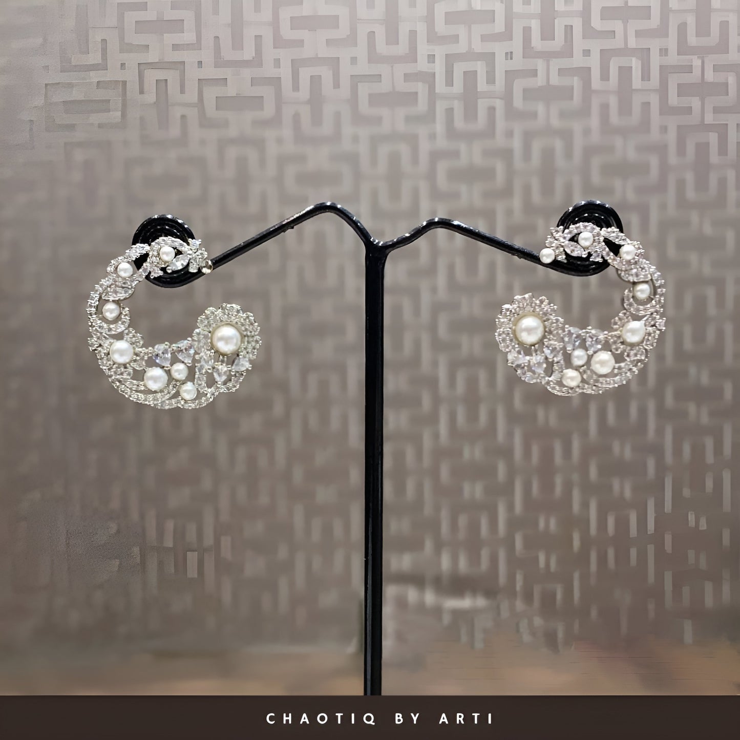 Zeeba Diamond and pearl studs