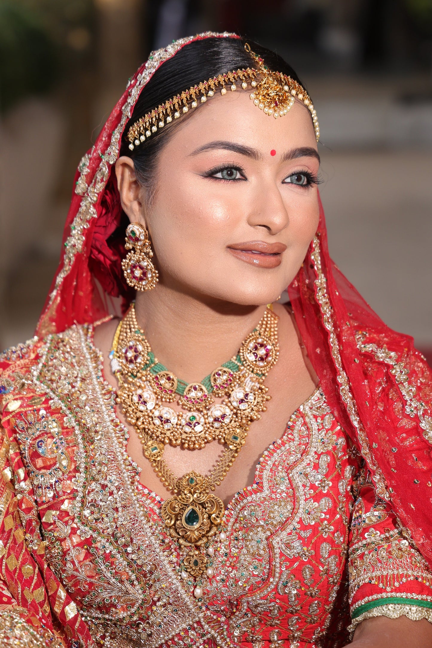 Adah Gold Plated Necklace Set