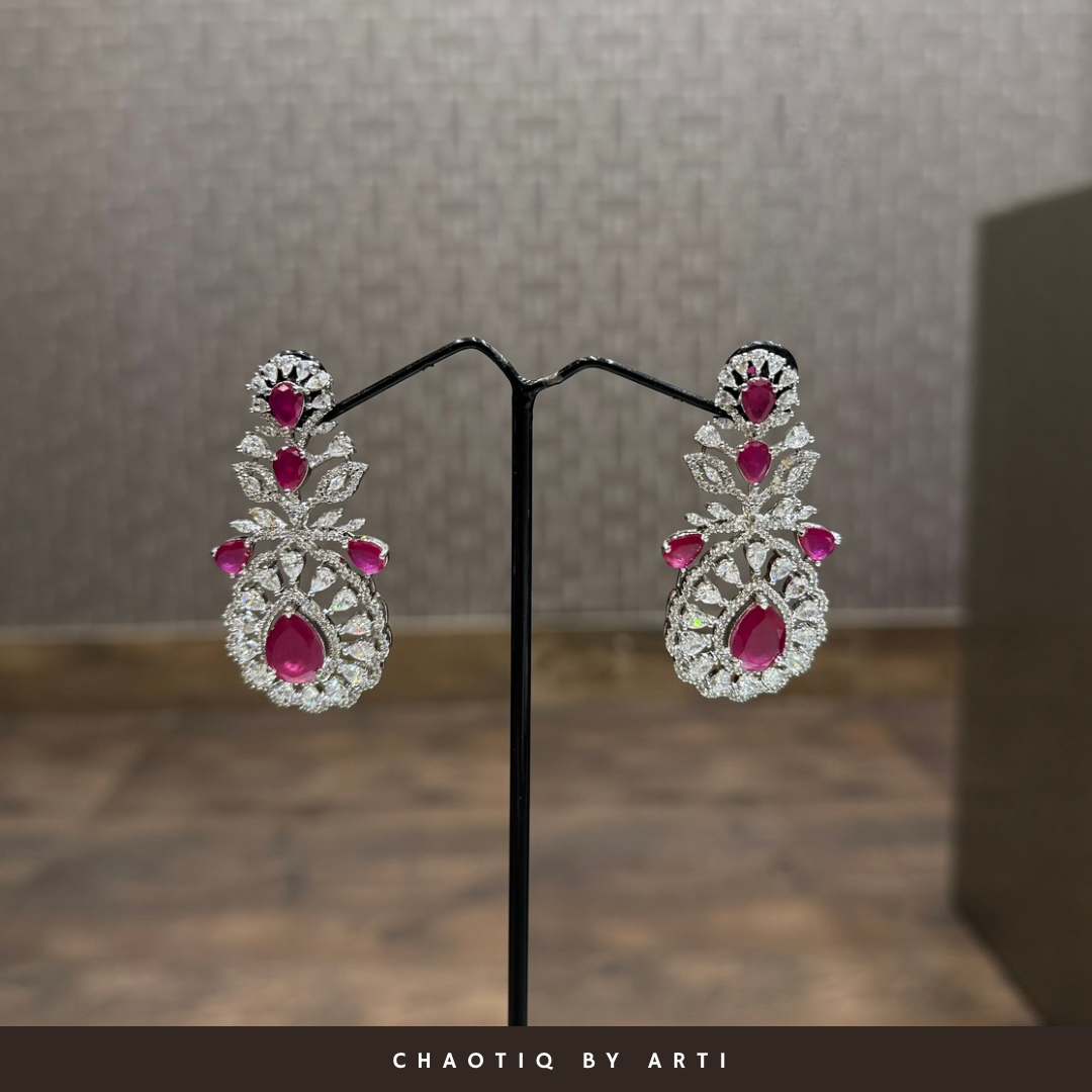 Tamana Ruby and Diamond Necklace set