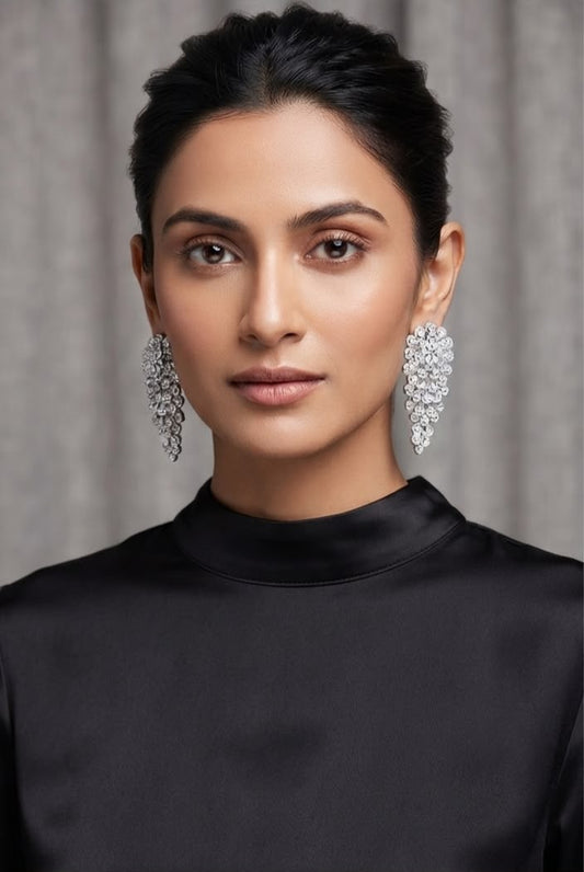 Baagh diamond earrings