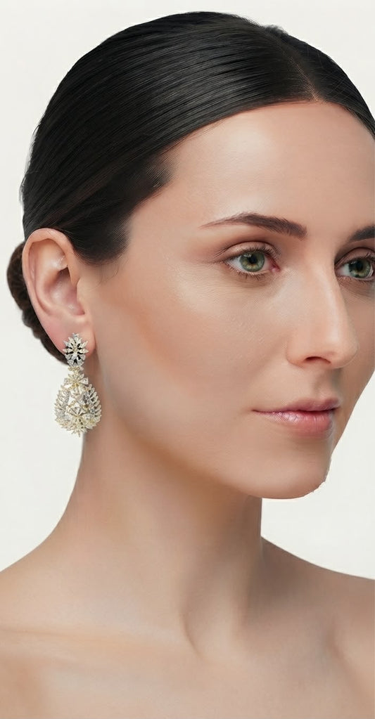 Auric diamonte earrings