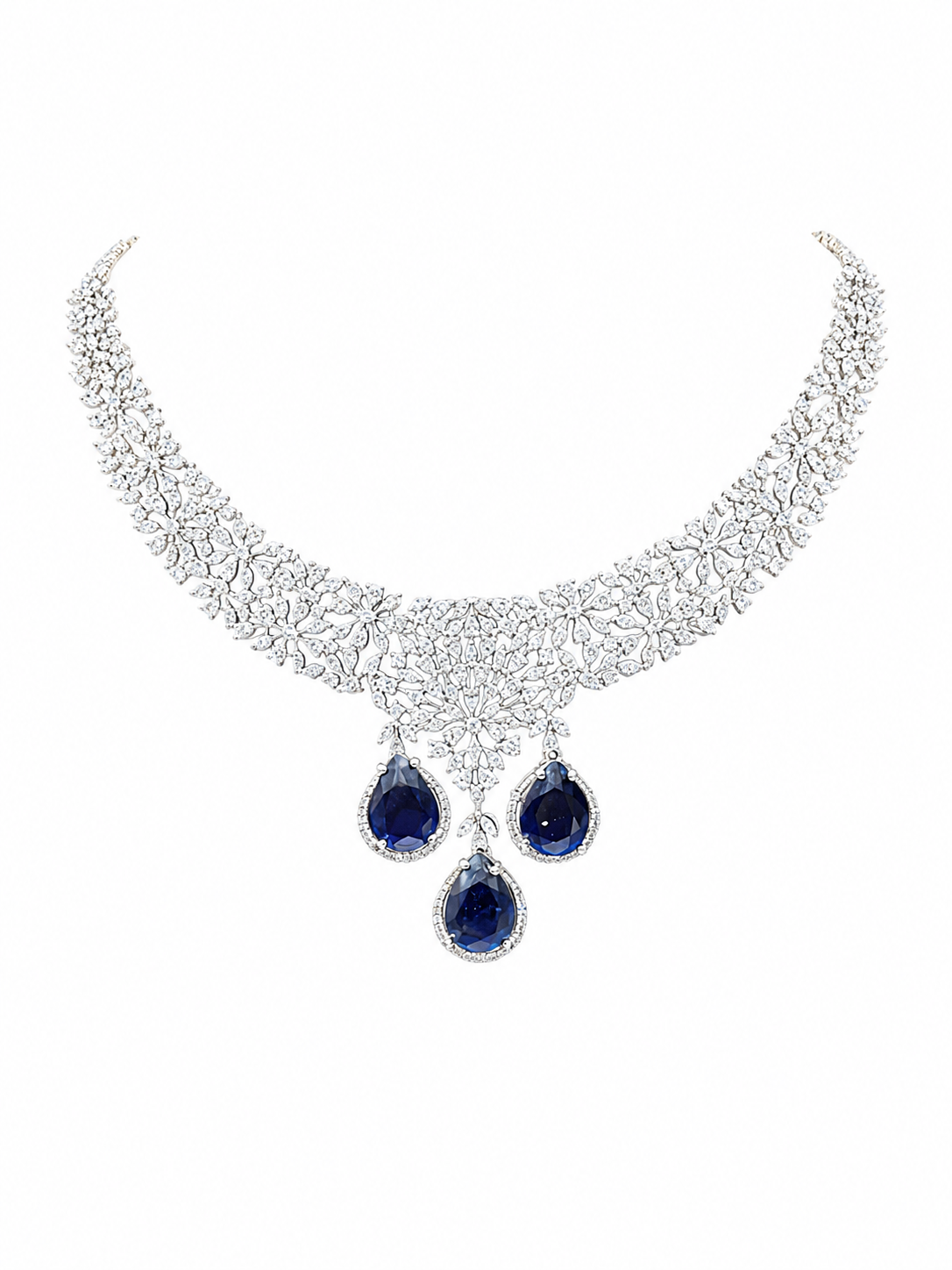 Elara Diamond Necklace Set