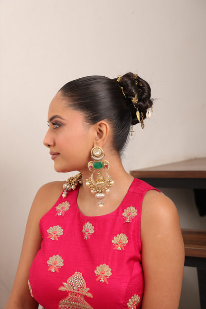 Suhana gold-plated earrings