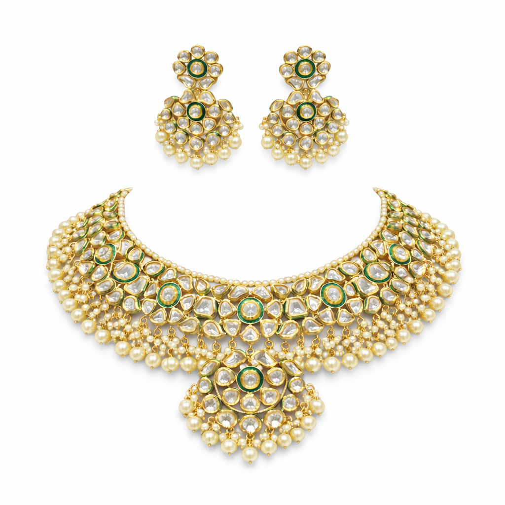 Aadhira Polki Necklace Set