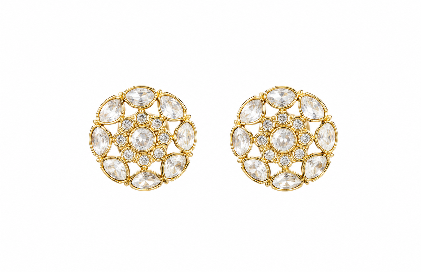 Tarika Polki Stud Earrings