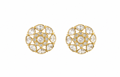 Tarika Polki Stud Earrings