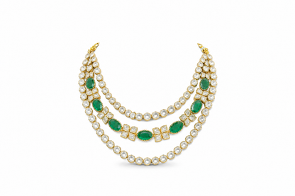 Gulnaar Layered Polki Set