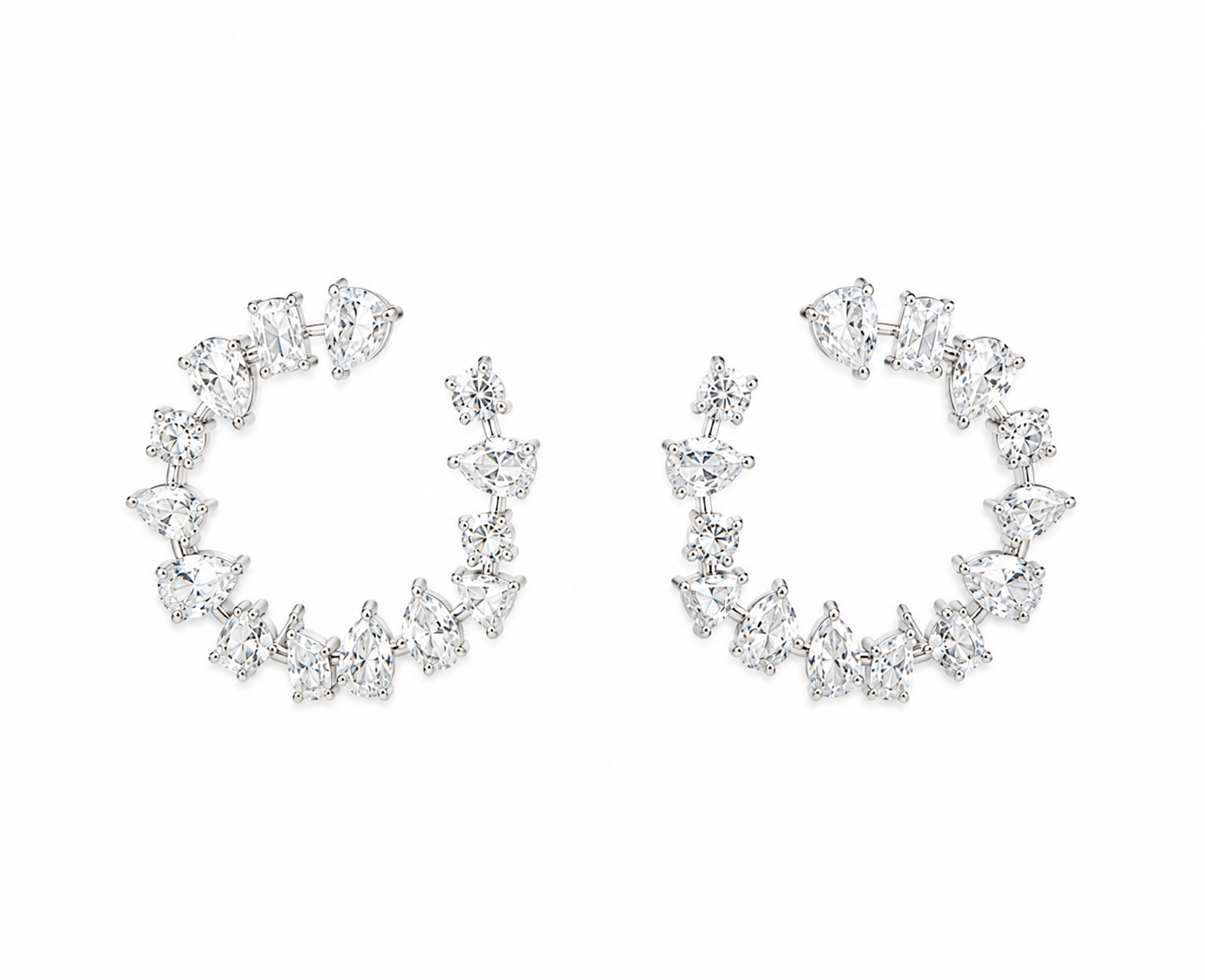 Sitara Hoop Stud Earrings