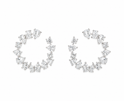 Sitara Hoop Stud Earrings