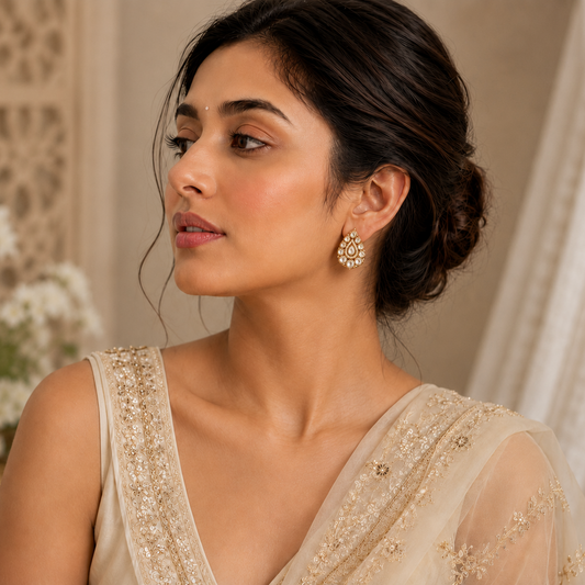 Gul Polki Stud Earrings