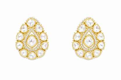 Gul Polki Stud Earrings