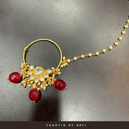 Gul Handcrafted Pearl Nath