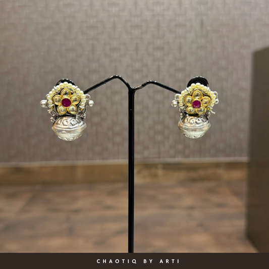 Ragini Matki Oxidised Earrings