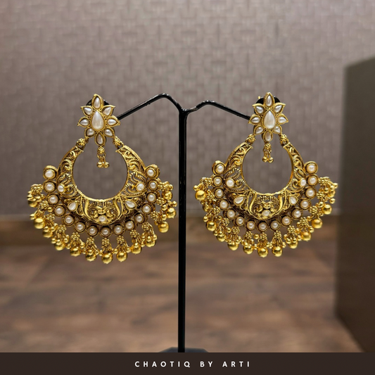 Adah chand shaped earrings