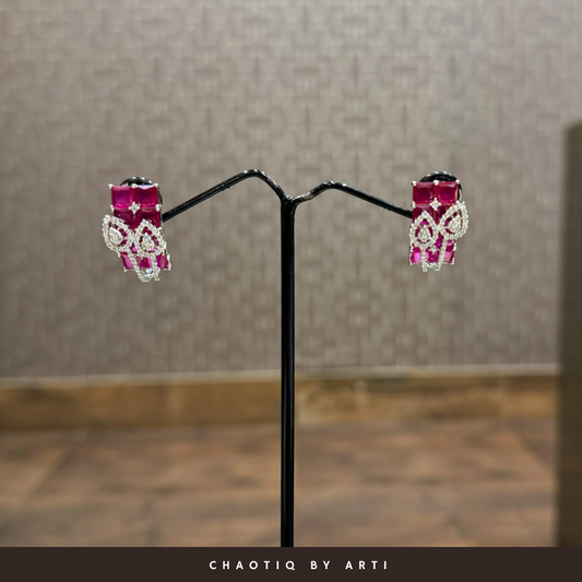 Ira Ruby Stud Earrings