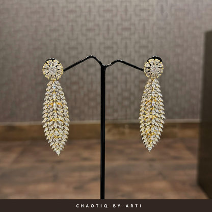 Vira Diamond Studded Earrings