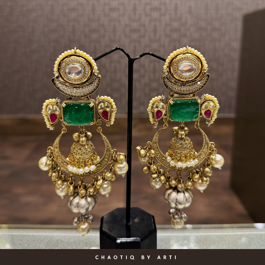 Suhana gold-plated earrings