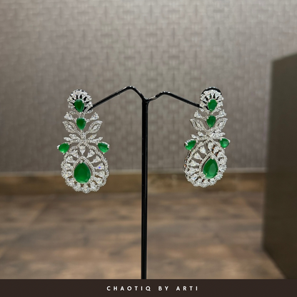 Tamana Emaerald and Diamond Necklace set