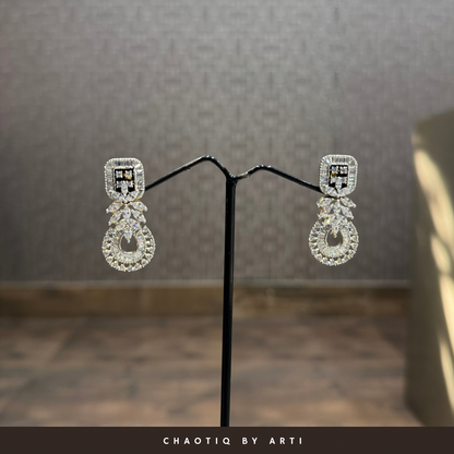 Aara Diamond studded gold plated necklace set