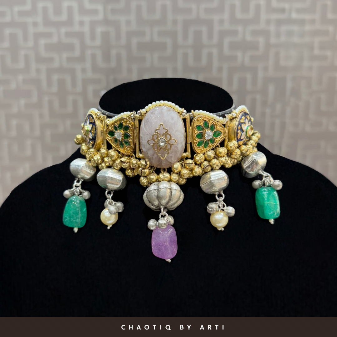 Aaliyah gold plated layered necklace