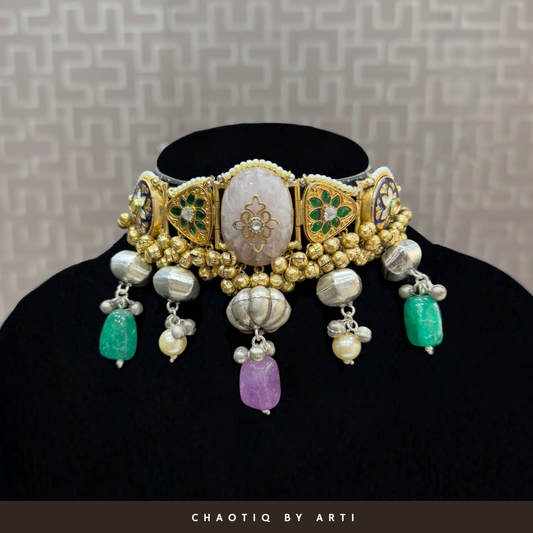 Aaliyah gold plated layered necklace